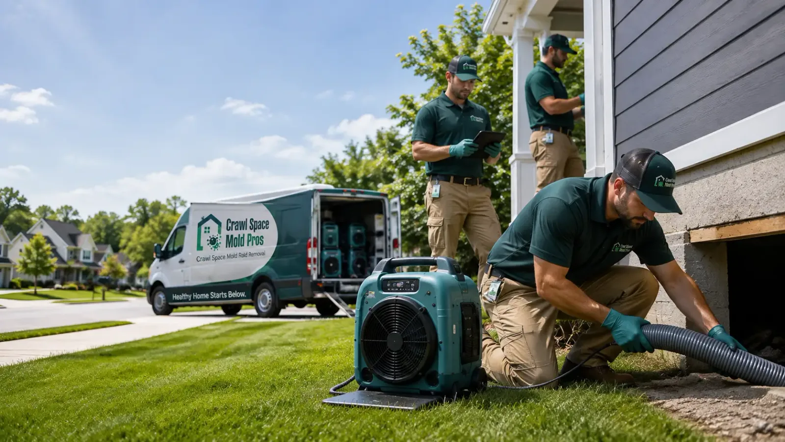Crawl Space Mold Removal in Clio, CA